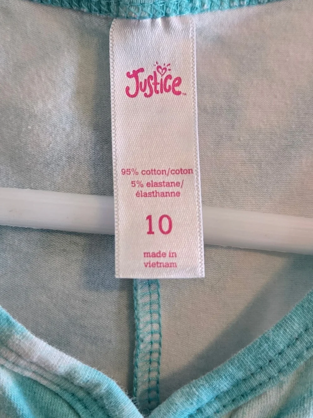 Justice sleeveless tie